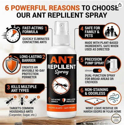 🐜🚫 FamTheory Ant Repellent Spray – 100ML 🌿✨🔥 BUY 1 GET 2 FREE @ JUST ₹599! 🔥