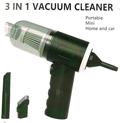 3 in 1 Mopping Vacuum Blower with Mini Dust Buster USB Portable Vacuum Cleaner Dry and Wet