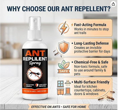 🐜🚫 FamTheory Ant Repellent Spray – 100ML 🌿✨🔥 BUY 1 GET 2 FREE @ JUST ₹599! 🔥