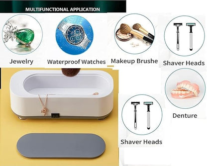 Ultrasonic Cleaner High Frequency Household Mini Portable Ultrasonic Vibration Cleaning Machine