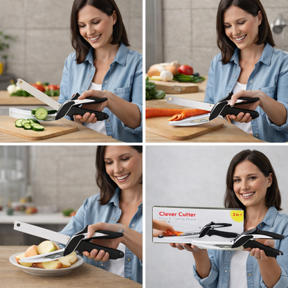 Clever Cutter 2-in-1 kitchen knife