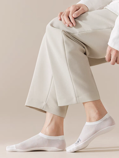 Summer Cool Comfort Socks: Breathable Mesh, Non-Slip Grip