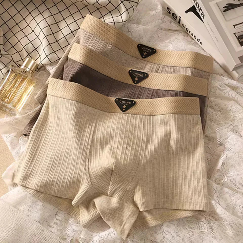 Linen Dusk Ribbed Boxer Briefs