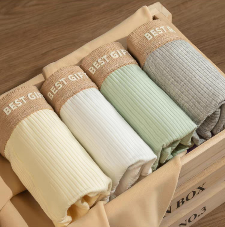 Linen Mist RibFlex Boxer Briefs – Pack of 4