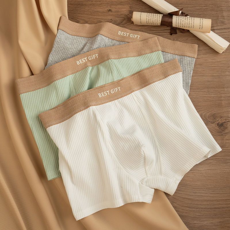 Linen Mist RibFlex Boxer Briefs – Pack of 4