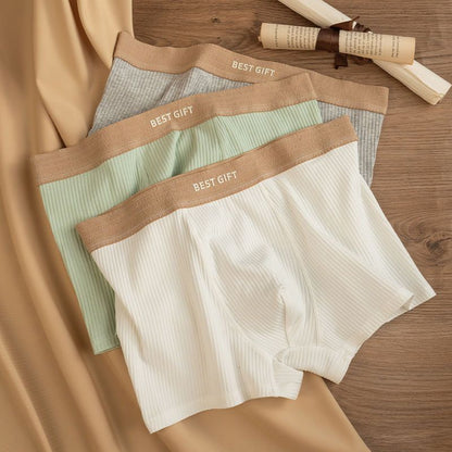 Linen Mist RibFlex Boxer Briefs – Pack of 4