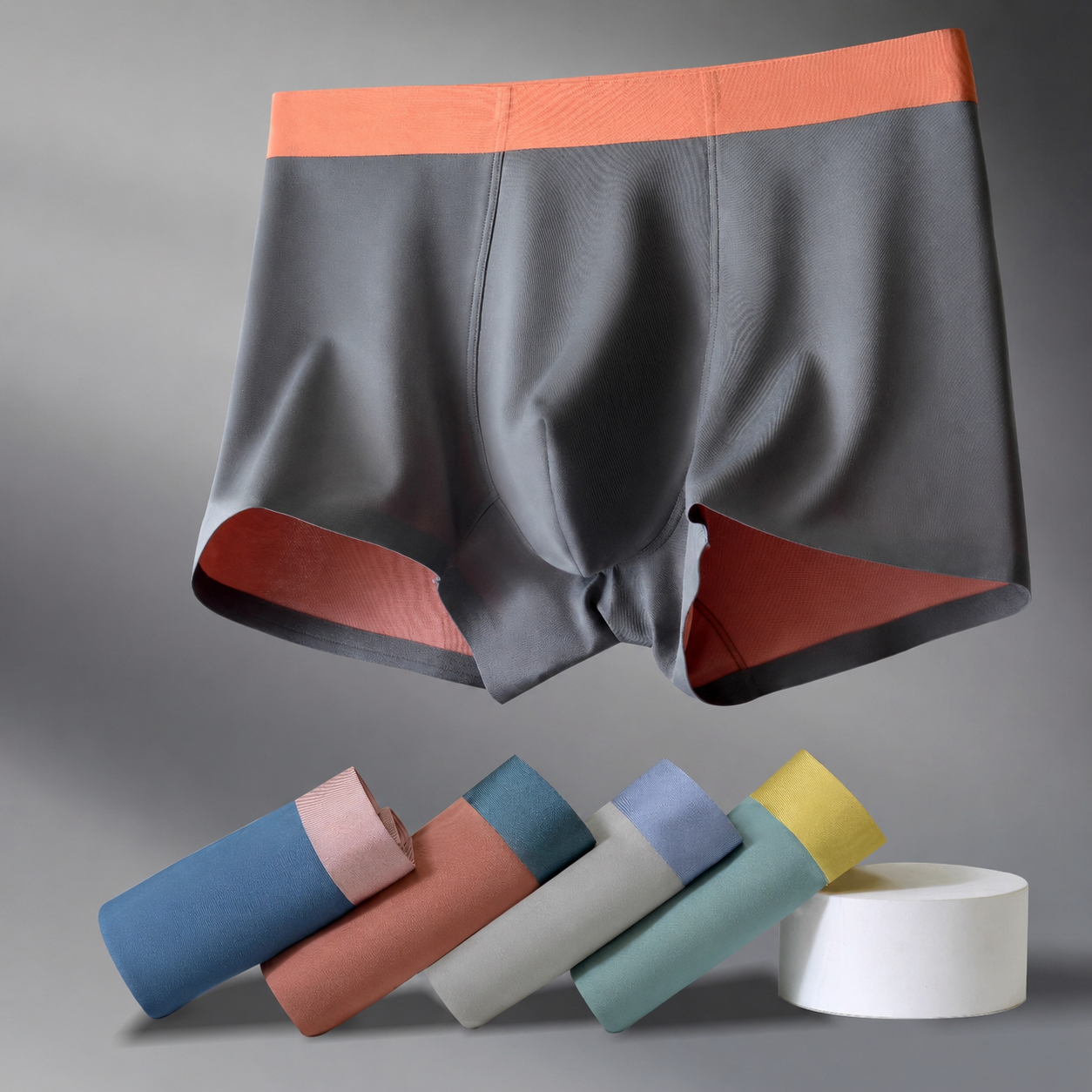 Men's 3-Pack AeroFlex Contrast Trunks