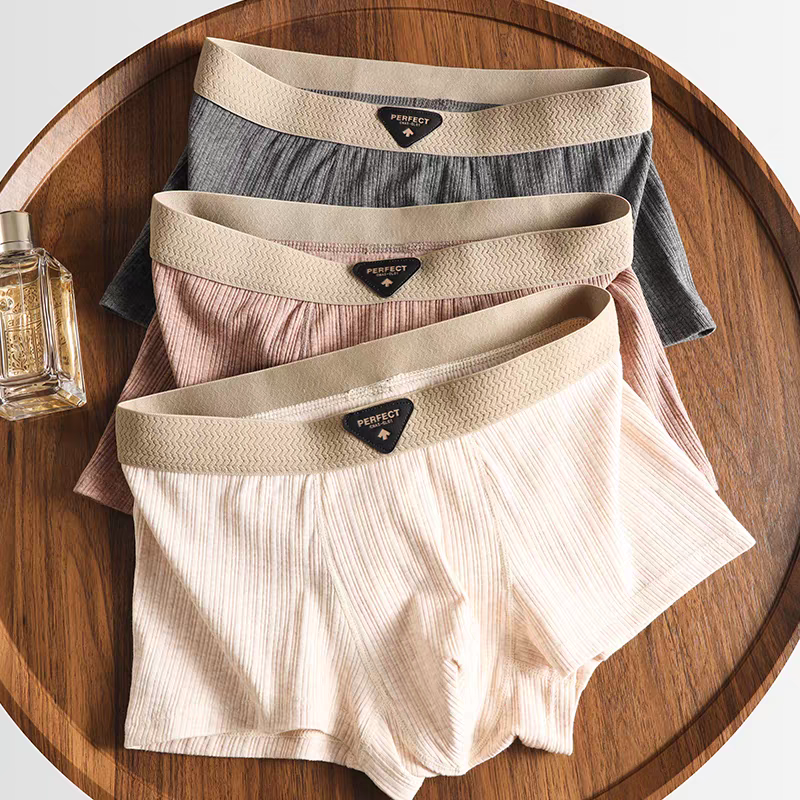 Linen Dusk Ribbed Boxer Briefs