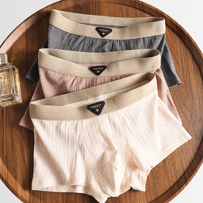 Linen Dusk Ribbed Boxer Briefs