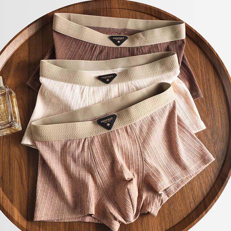 Linen Dusk Ribbed Boxer Briefs