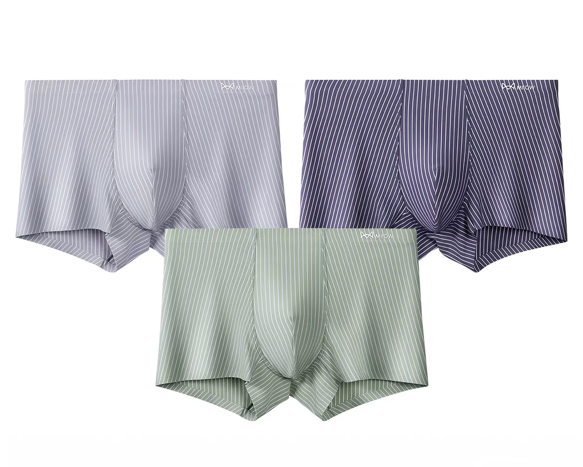 Aurora Stride Cotton Boxer Briefs – Pack of 3