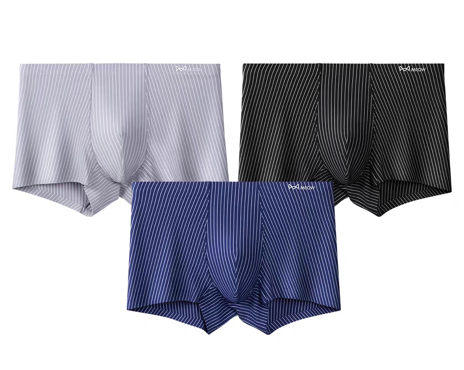 Aurora Stride Cotton Boxer Briefs – Pack of 3