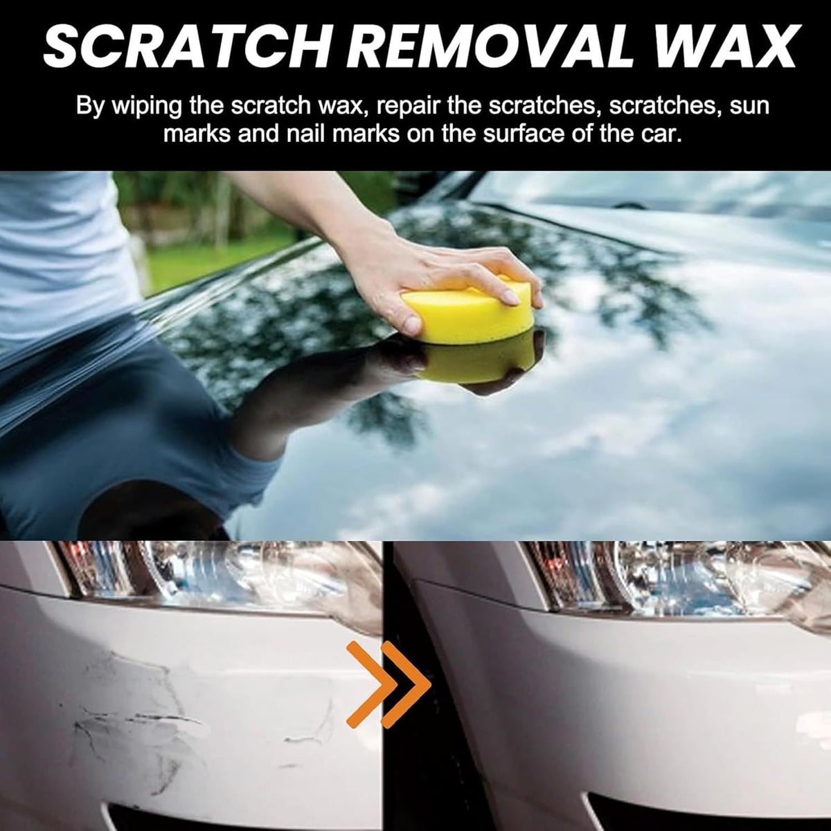 (🎁 Buy 1, Get 1 FREE) Car Scratch Repair Paste, Professional Car Scratch Repair