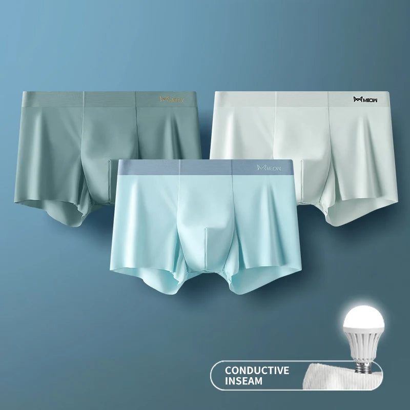 Men's Ice Silk Briefs: Cool & Breathable Comfort